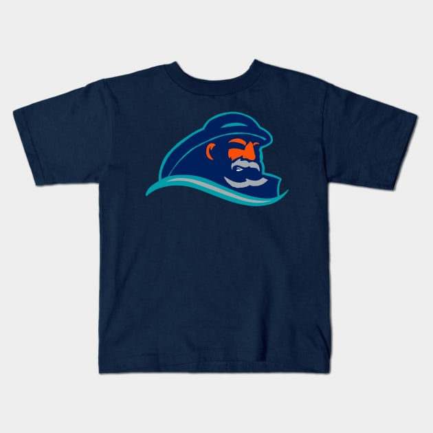 Fisherman Style (Full Color) Kids T-Shirt by Lightning Bolt Designs